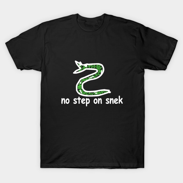 NO STEP ON SNEK T-Shirt by ballhard